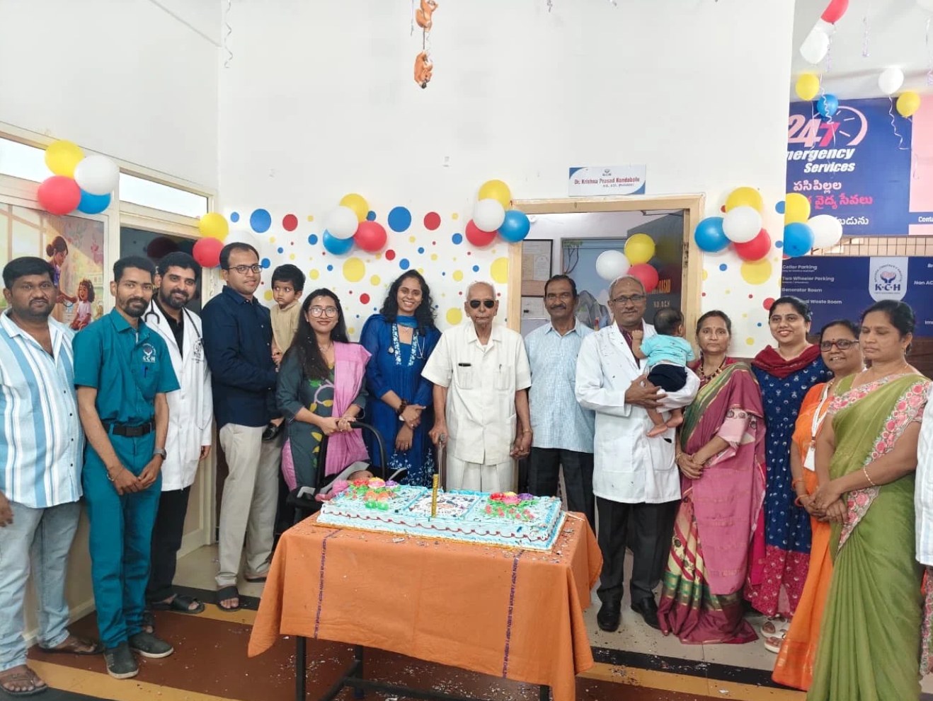 The team at Krishna Children's Hospital